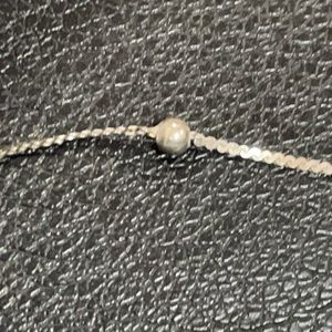 Vtg .925 Sterling Bracelet Silver Serpentine & Ball Bead 7” Fine Jewelry, real